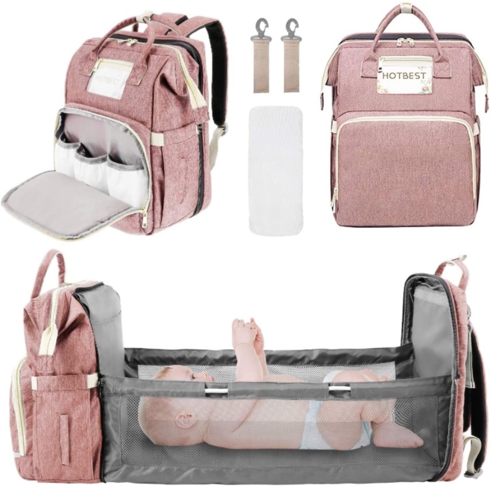 Brand new-Hotbest Diaper Backpack, Changing Area/Mat, Lots of pockets! - Picture 12 of 14